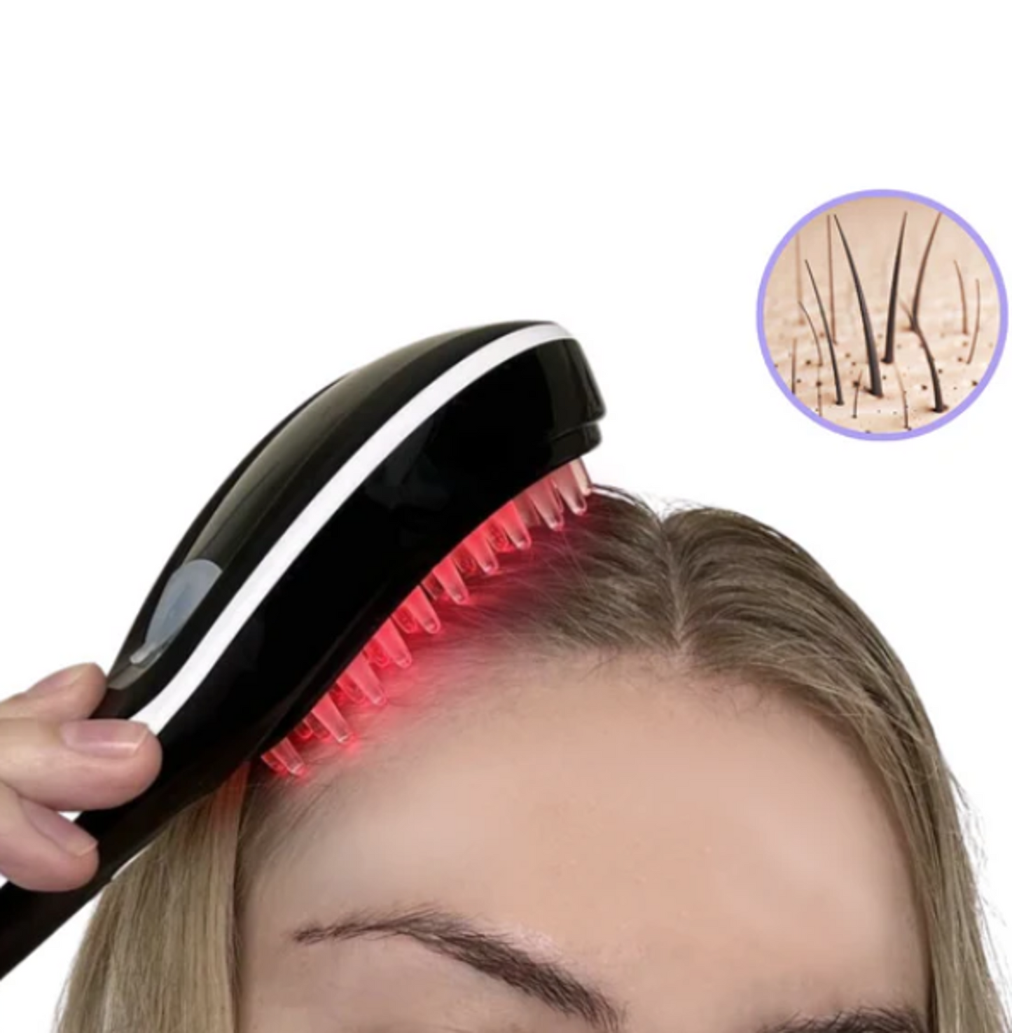 Brosse antichute massante AuraLiss™